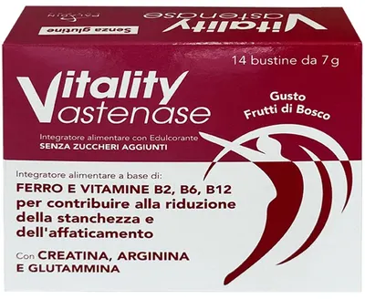 Vitality Astenase Pentru energie și tonus, fructe de pădure, 14 pliculețe, Paladin Pharma