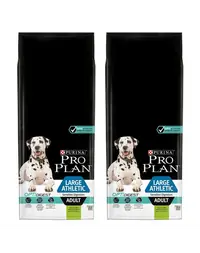 PURINA PRO PLAN Large Athletic Adult Sensitive Digestion OptiDigest hrana uscata caini adulti talie mare cu probleme digestive, cu miel 28 kg (2 x 14 kg)