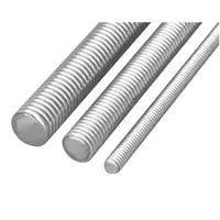 Tija filetata M6 lungime 1m din otel galvanizat clasa 4.6 pentru fixari si suspendari