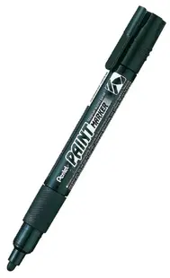 Marker permanent Pentel Paint MМP20 - 4.0 mm, negru