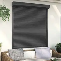 vidaXL Obturator rulant Antracit 140 x 150 cm Aluminiu și Poliuretan
