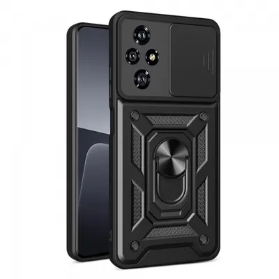 Husa pentru Honor 200, Techsuit, CamShield, Neagra