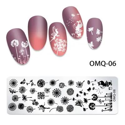 Matrita Metalica Nail Art - OMQ-06
