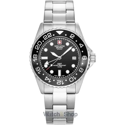 Ceas Swiss Alpine Military Swiss Alpine Military 7052.1122 Mens Watch Nautilus GMT 42mm 10ATM