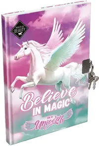 Jurnal secret cu lacăt Lizzy Card Magical Beauty - A5