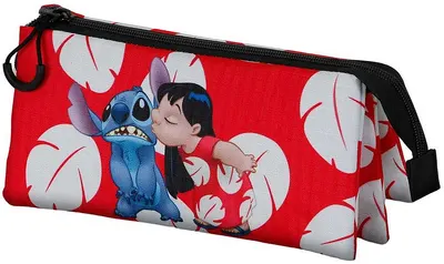 Penar triplu Karactermania Lilo & Stitch - Kiss, 1 fermoar