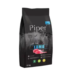 Hrana uscata pentru caini, Piper, adult, miel, 12 kg