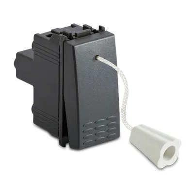 Buton tip 1P NA 16A 250V~, cu cablu 2.25m, gri