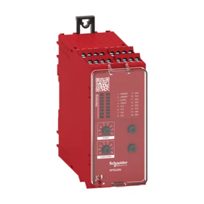 Modul de siguranta, Harmony XPSU, Cat. 4, dispune de 6 x XPSUAF, 24V CA sau CC, cu surub