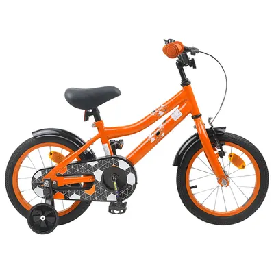 vidaXL Bicicletă pentru Copii 12 Inci pentru 2-4 ani Portocaliu
