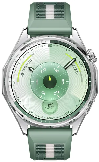 Smartwatch Huawei - Watch GT6, 1.47'', 46 mm, Green Woven