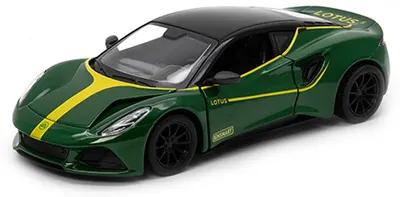 Mașinuță metalică Kinsmart Heritage Edition - Lotus Emira, 1:34, verde