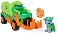 Set de joacă Spin Master Paw Patrol - The Dino Movie, vehiculul lui Rocky cu dinozaur