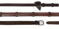 Dy'on 1/2 (13mm) Rubber Reins 7 Loops Working Coll. Bruin -