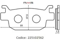 Placute frana (Sinter) Honda SH300 03