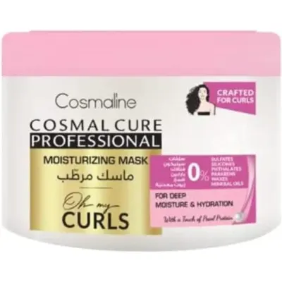 Cosmaline Cosmal Cure Professional Oh My Curls Mască Hidratantă pentru Păr Creț cu Ulei de Argan și Shea 450ml Engros