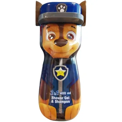 Gel de Dus si Sampon, Air Val, Chase, Figurina 2D, 400 ml