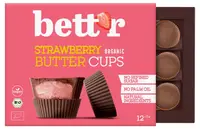 Bett'r praline bio cu cremă de căpșuni, 12 x 13 g
