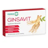 Ginsavit, 24 capsule, Pharco