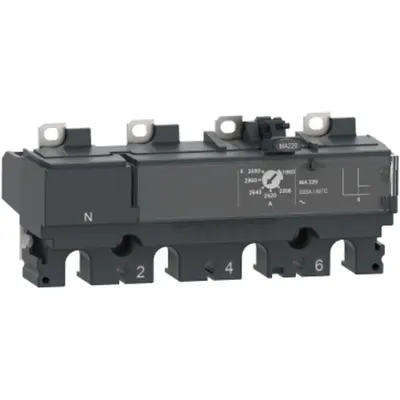 Unitate de declansare MA220 pentru intreruptoare ComPacT NSX 250, magnetice, 220 A, 4 poli 4d
