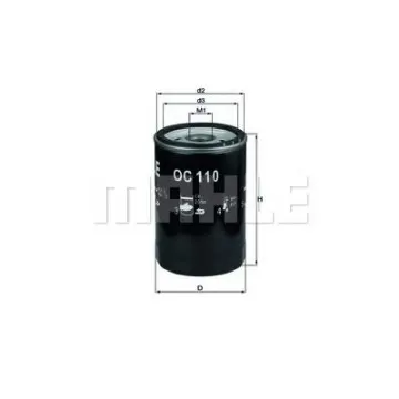 Filtru ulei MAHLE ORIGINAL OC 110 OF