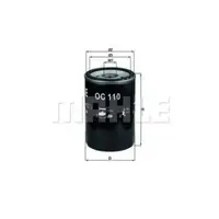 Filtru ulei MAHLE ORIGINAL OC 110 OF