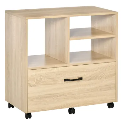 Vinsetto Mobilier Birou din Lemn cu Suport pentru Imprimantă, Design Elegant și Modern, Ideal pentru Birou Acasă | Aosom Romania