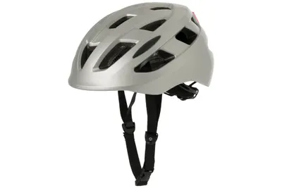 Cască de ciclism urban cu LED gri