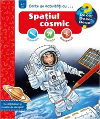 Carte de activități cu... Spațiul cosmic - Paperback - Dominique Conte