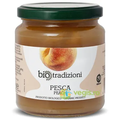 Gem de Piersici fara Zahar Ecologic/Bio 320g