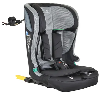 Scaun auto Cangaroo - iDrive, i-Size, IsoFix , 76-150 cm, Titanium-Grey