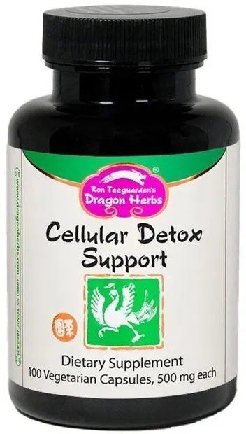 Cellular Detox Support, 100 capsule, Dragon Herbs