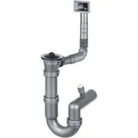 Sifon chiuveta inox o cuva Deante, cu preaplin