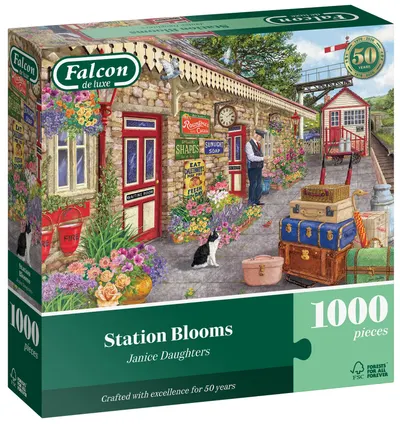 Puzzle Falcon de 1000 piese - Înflorirea gării