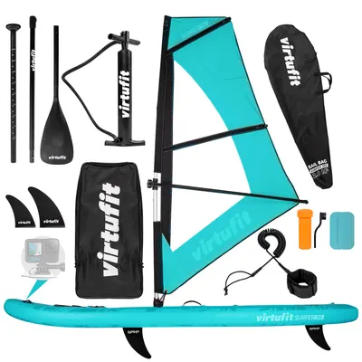 Virtufit Supboard Surfer 305 - Turcoaz - Include Vasle si accesorii