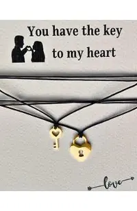 Set colier: You have the key to my heart