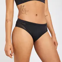 Slip de baie surf centură șnur Savana Negru Damă