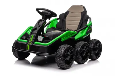UTV electric pentru 2 copii Kinderauto MoonRider 6x6 300W 24V premium, verde
