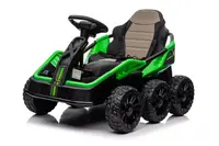 UTV electric pentru 2 copii Kinderauto MoonRider 6x6 300W 24V premium, verde