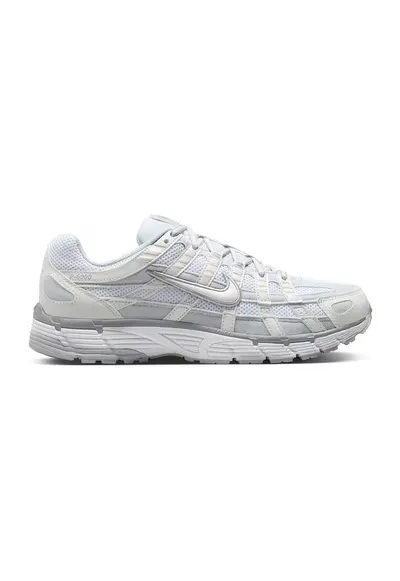 Pantofi sport de plasa cu strat exterior sintetic P-6000 - Gri deschis/Albastru glaciar
