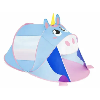 Cort de plaja, Bestway, Unicorn, Cu 2 ferestre din plasa, 182x96x81 cm, 2 ani+, Multicolor