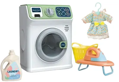 Set Sonne - Mașină de spălat cu tambur rotativ și accesorii, verde