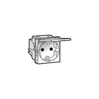 priza Arteor - German standard - 16 A - 2P+E cu capac - 2 module - magnesium