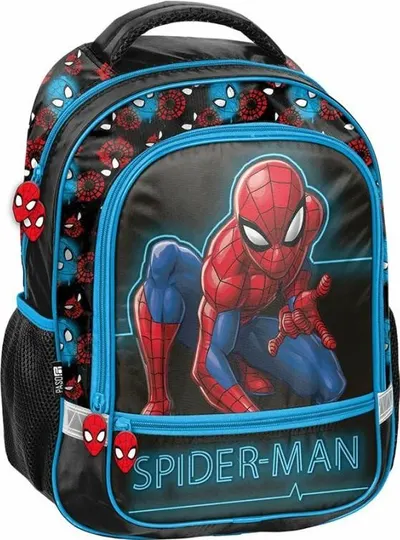 Ghiozdan școlar Paso Spider-man - Varianta 2, cu 2 compartimente