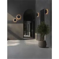 Aplica COOPER Nisipiu Negru Aluminiu LED 16W 220-240V 1046Lm 3000K IP65