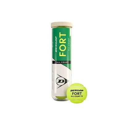 Bola Ténis Dunlop Fort All Court (Tubo 4un)