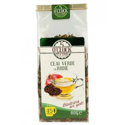 5 O'Clock Tea Ceai Verde cu Rodie 80g