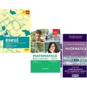 Pachet Bacalaureat 2026. Eseul. Pregatire individuala pentru proba scrisa, Matematica M2 Profil Stiinte ale naturii. Teste si Informatica. Clasele 11