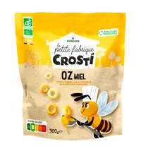 Ineluse expandate bio cu miere pentru copii, 300g, Crosti