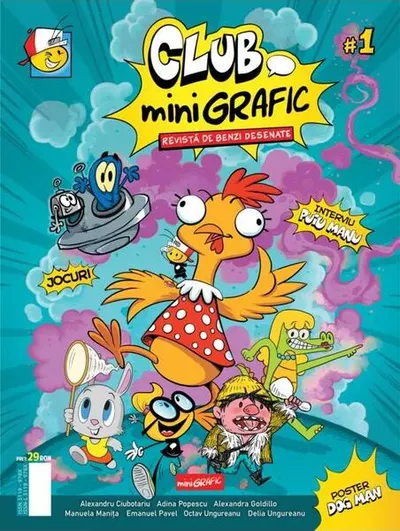 Aventuri și cunoaștere în benzi desenate. Club miniGrafic Nr.1 - Paperback brosat